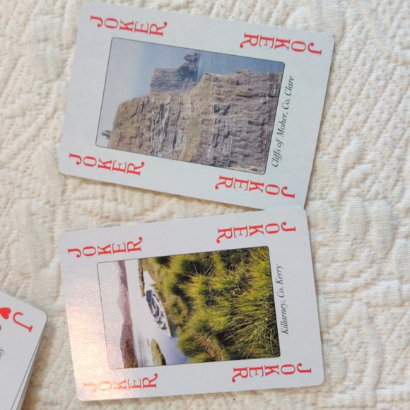 Shamrock Gift Co. Playing Cards With 54 Images of Ireland plastic Coated - Picture 5 of 5